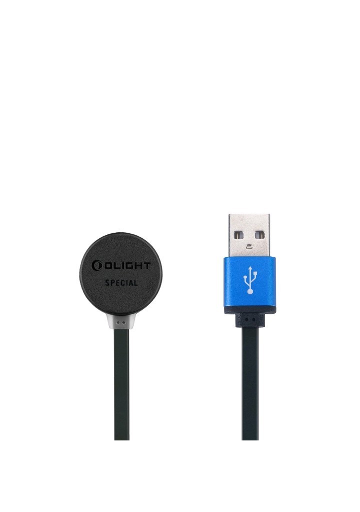 OLIGHT MCC 1A Magnetic USB Flashlight Charging Cable Quick Charge Black/Blue