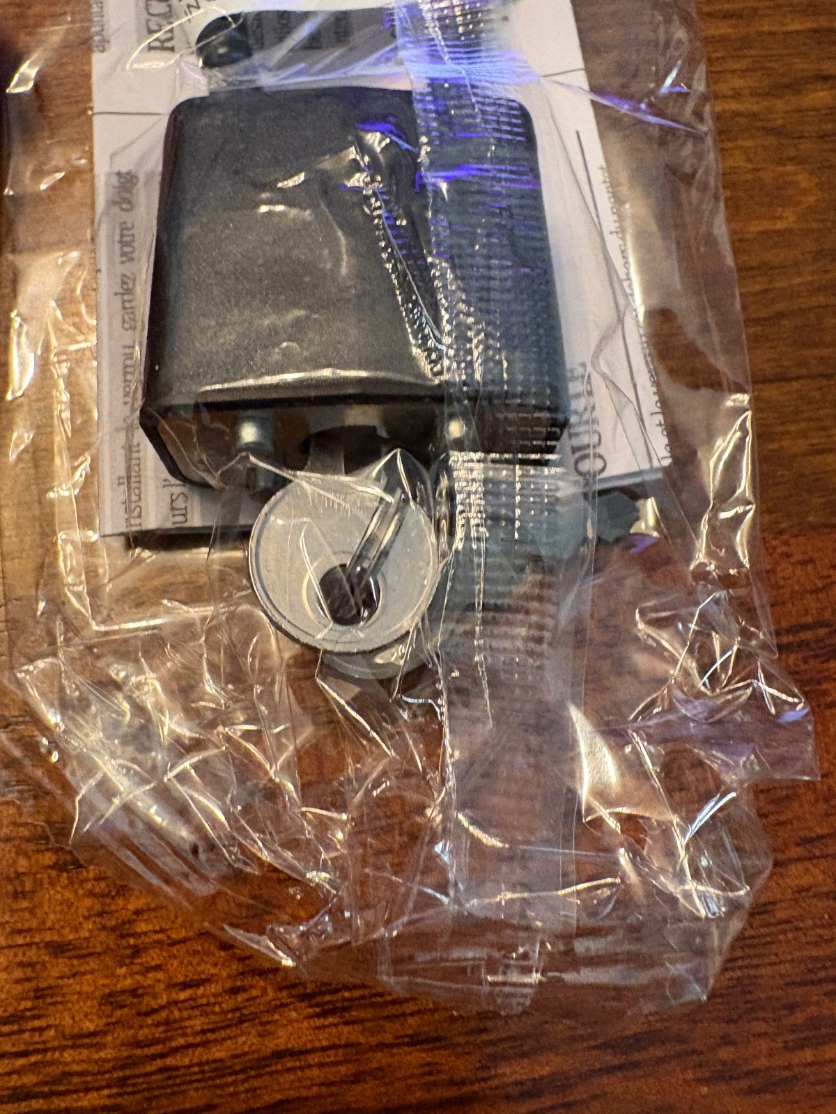 NEW Mascon MCL02-P Small Pistol Firearm Cable Lock With 2 Keys Black 30mm