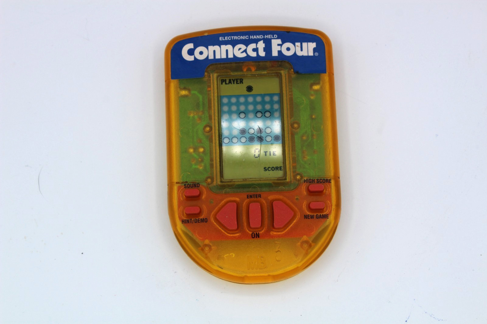 1995 Milton Bradley Connect Four Electronic Handheld Game Tested & Works