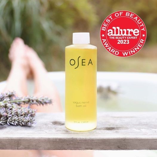 OSEA Vegus Nerve Bath Oil 5fl  oz Clean Beauty, Vegan & Cruelty Free
