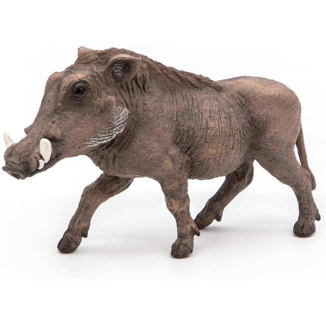 Warthog Figurine - Hand Painted Wild Animal Safari Toy Figure - NEW Papo 50180