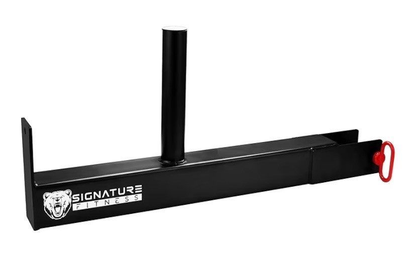 Signature Fitness Plate Loaded Lever Arm Attachment for Power Racks and Squat St