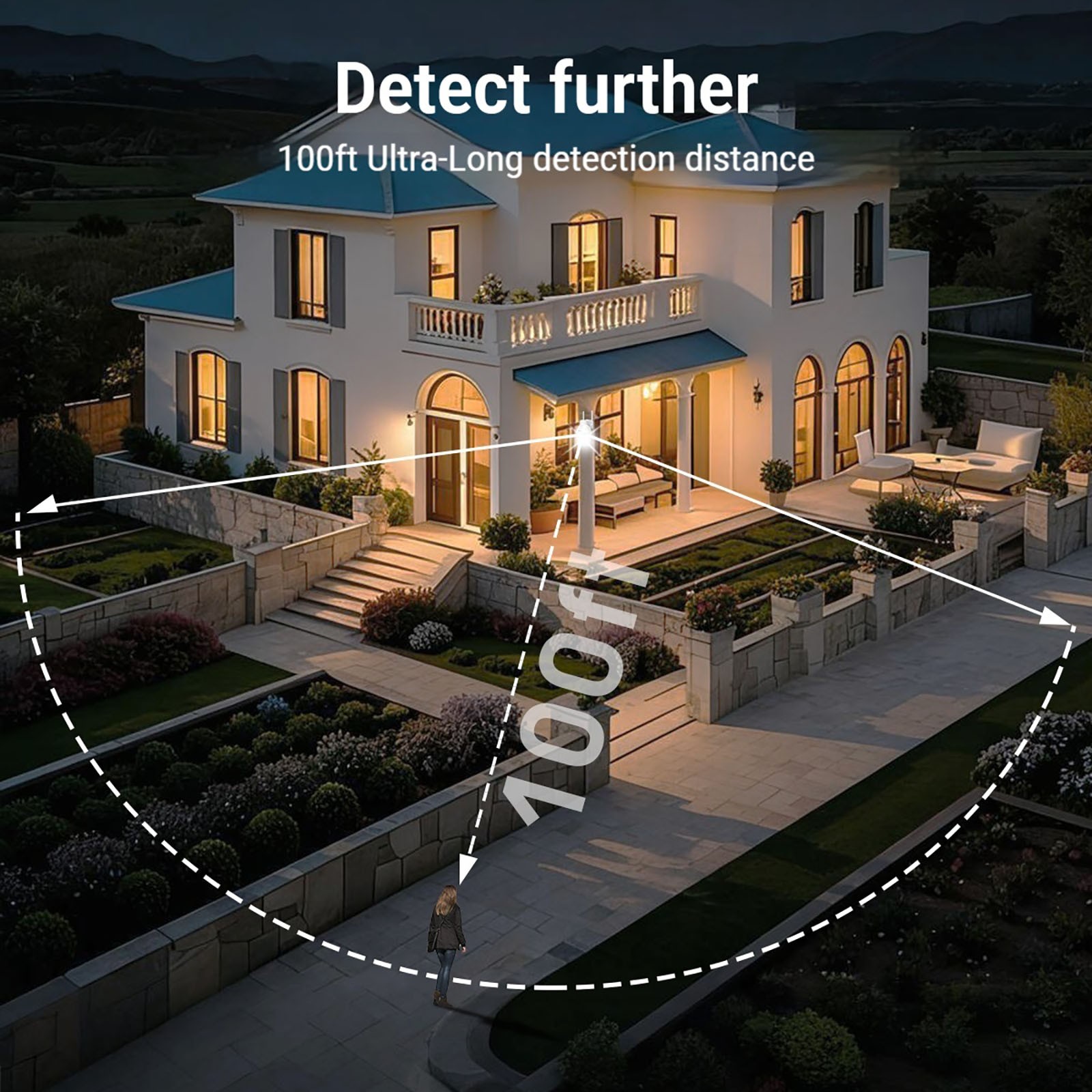 SoloCam AOV Solar Wireless Security Camera 360° PTZ 3K Dual-Camera Night Vision