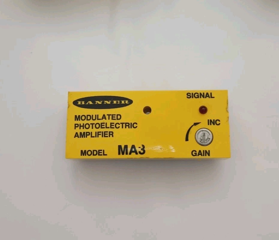 Banner Modulated Photoelectric Amplifier Model ma3