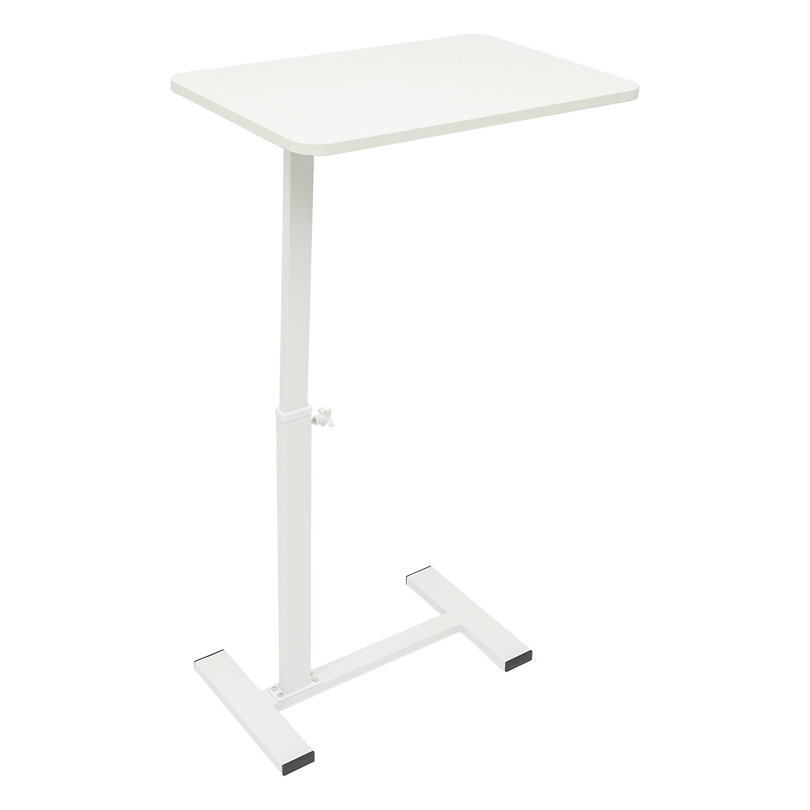 Bedside Table 24.8-40.55" Height Adjustable Sofa Side Table Rolling Laptop Table