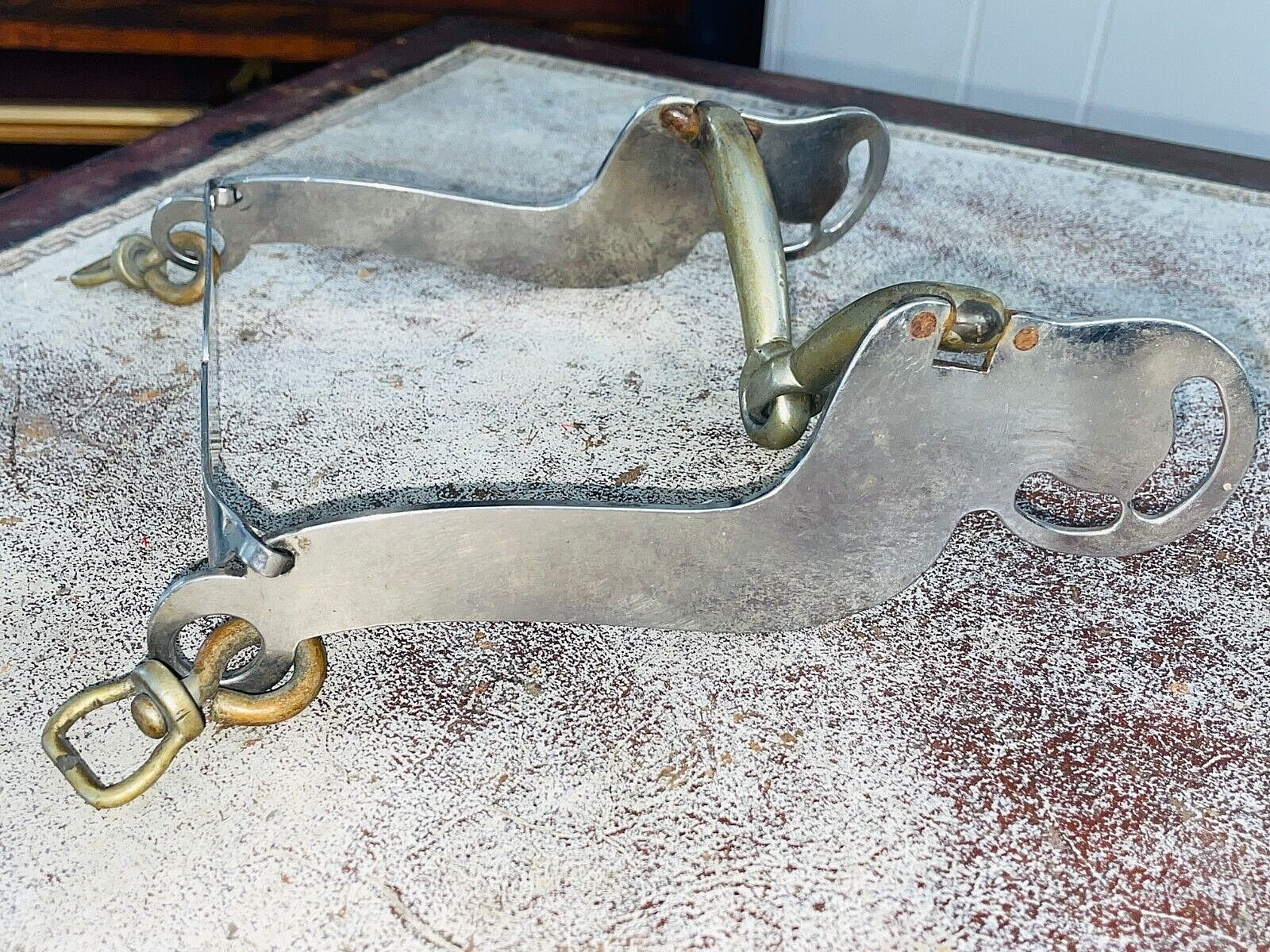 Vintage Snaffle Bit with Slobber Bar