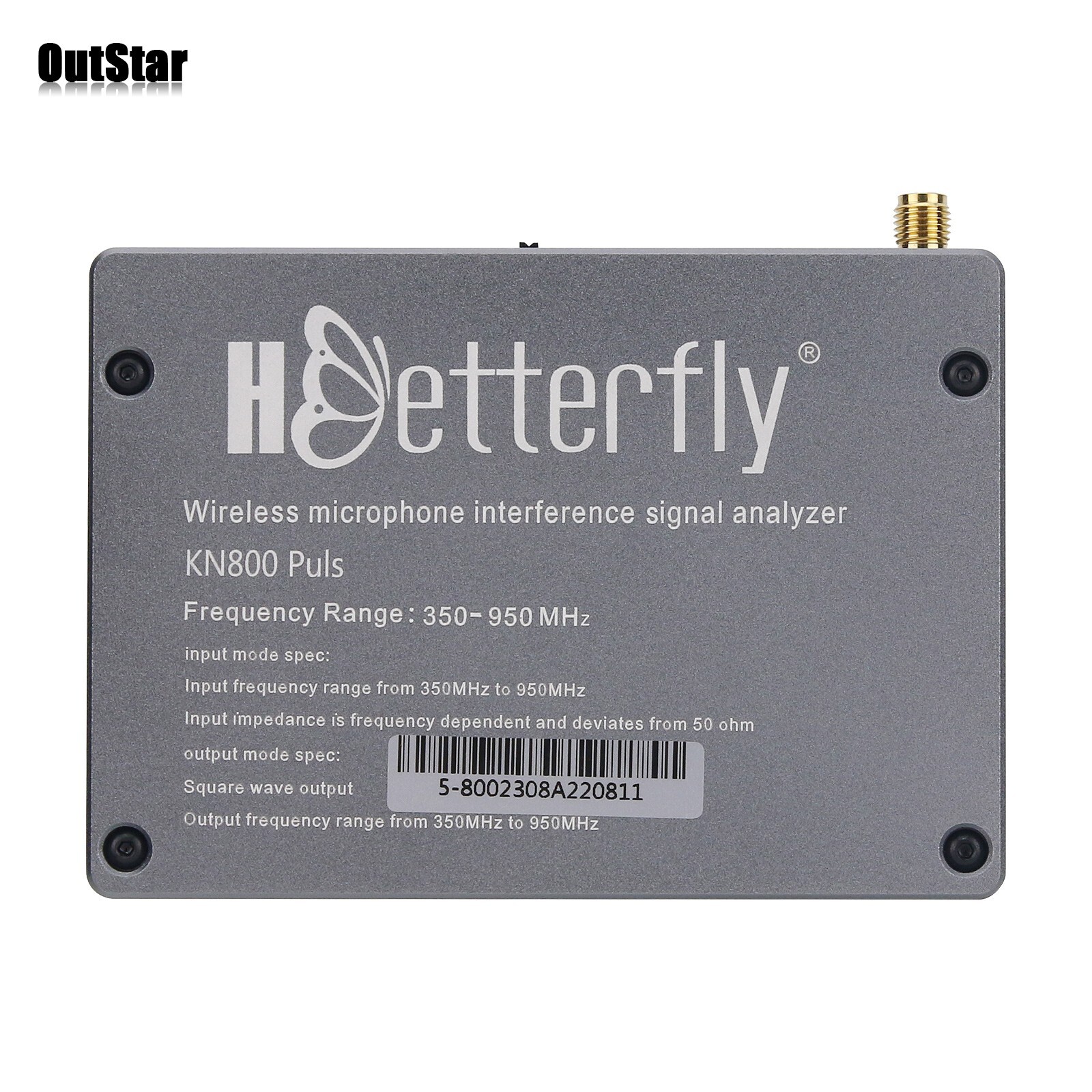 3.2" KN800 Plus 350MHz-950MHz Mic Interference Signal Analyzer Frequency Meter