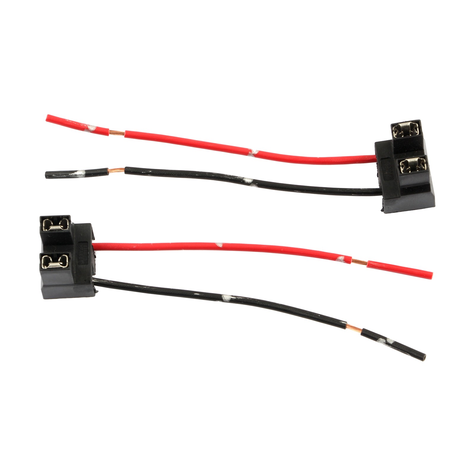 P A H7 Two Harness Wire Pigtail Female Headlight Low Beam Socket Plug Fit Lamp