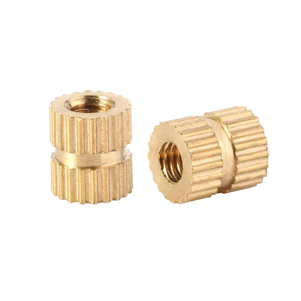 ZYLtech HW-M4-KNURL-INS Threaded Insert - M4 5x5 - 25 Pack