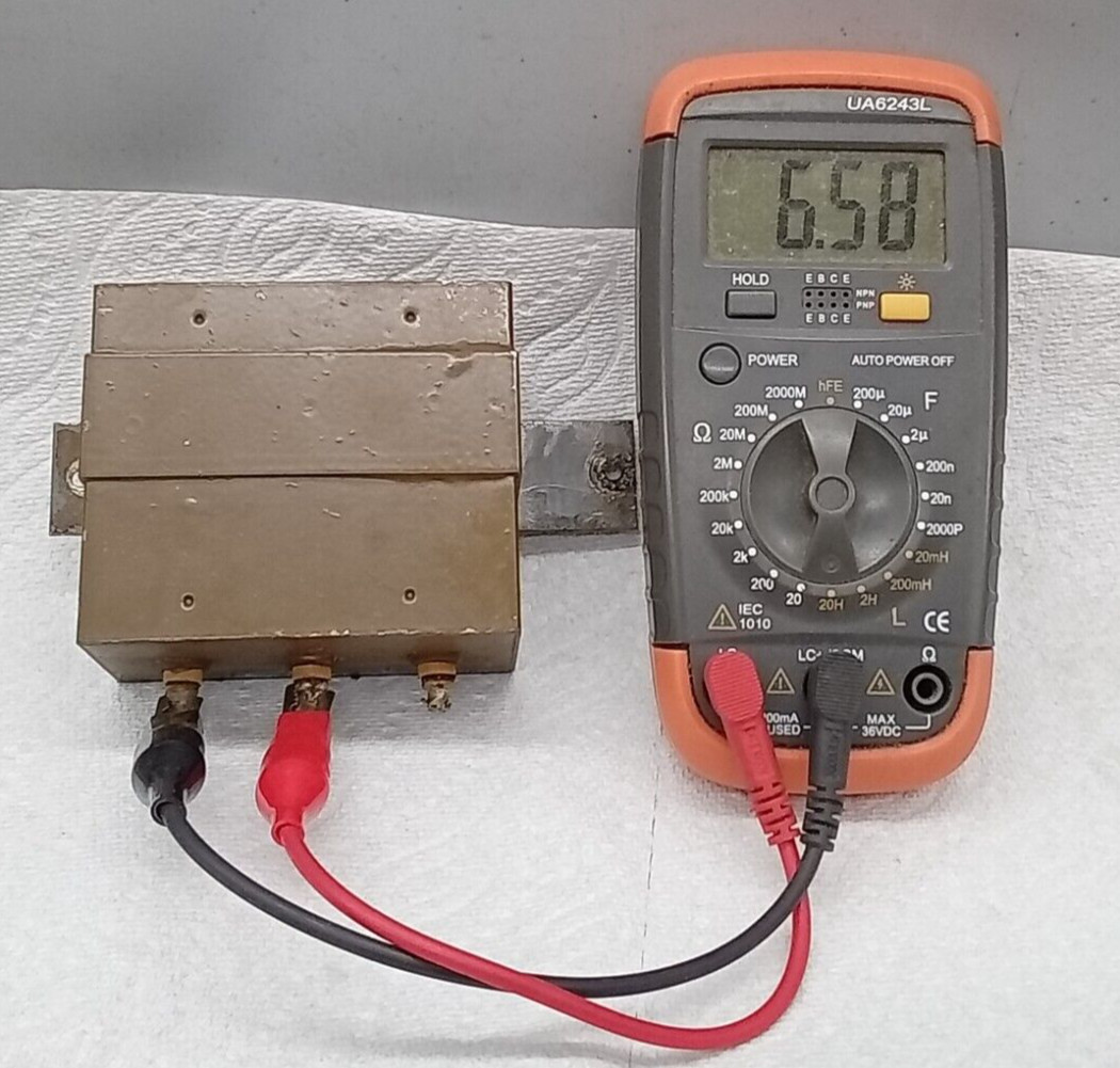 1  FREED  DUAL CHOKE INDUCTOR FILTER REACTOR  6.5 +6.5 Hy - 256 Ω