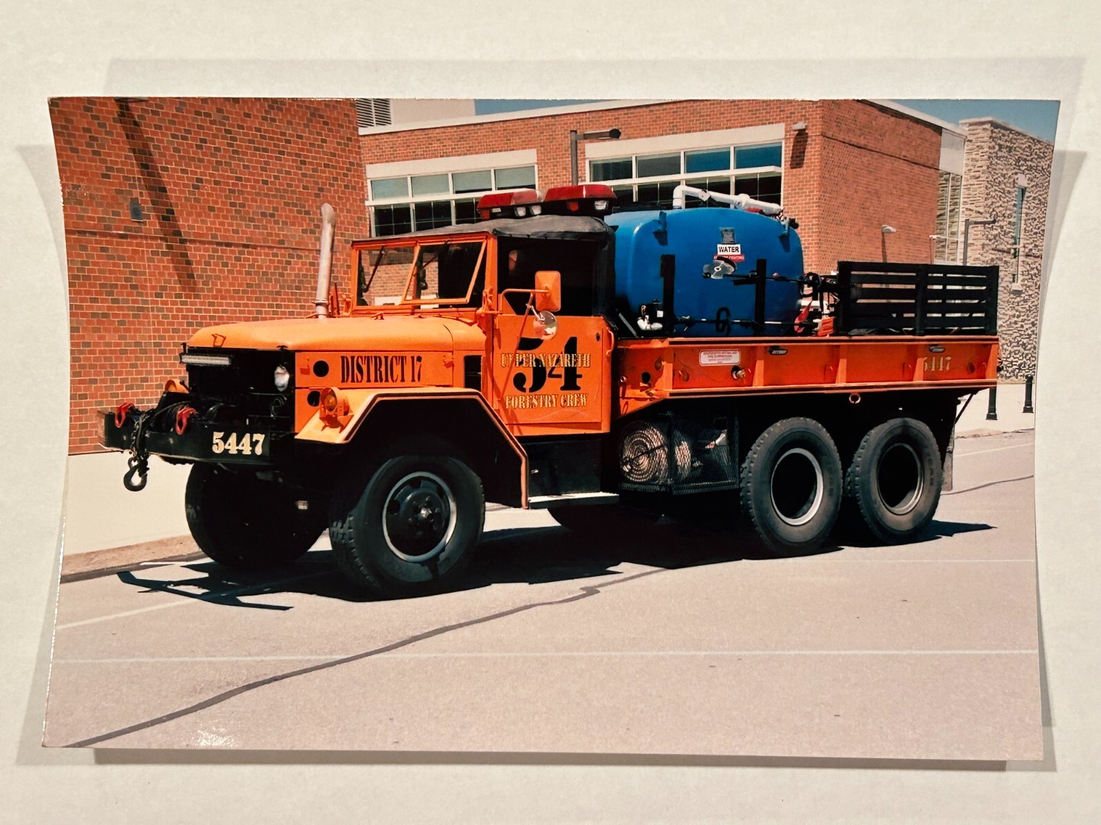 Upper Nazareth Twp PA 1968 Kaiser 6x6 Fire Apparatus Photo A55