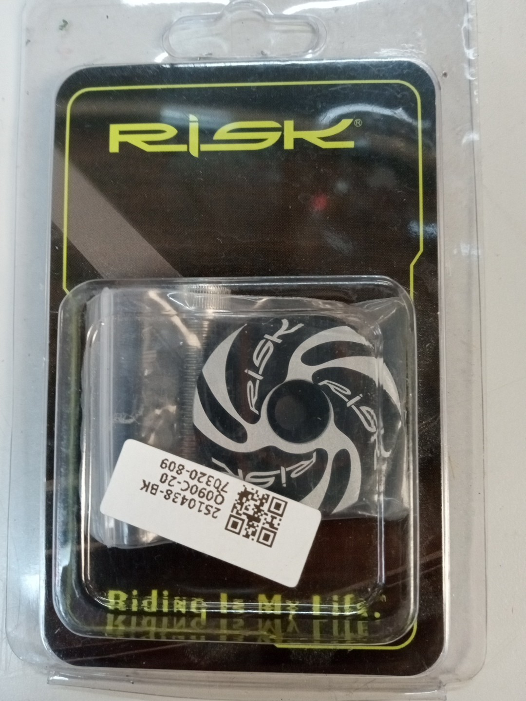 RISK Bicycle Stem Top Cap Headset Cover Titanium Alloy Bolt Bike Screw 2S10438-B