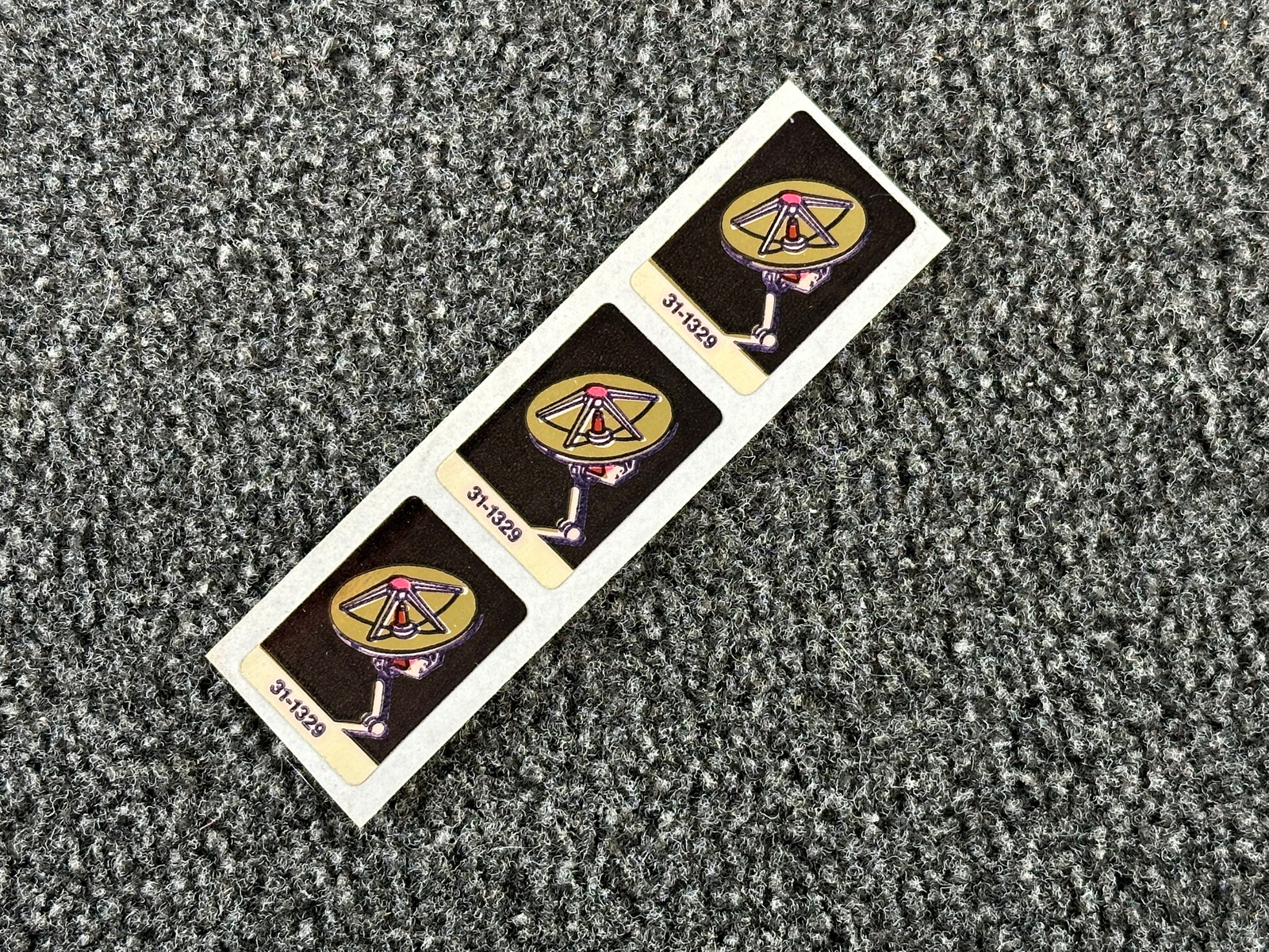 Williams Space Shuttle Pinball Machine Playfield Drop Target Decals ORIGINAL NOS