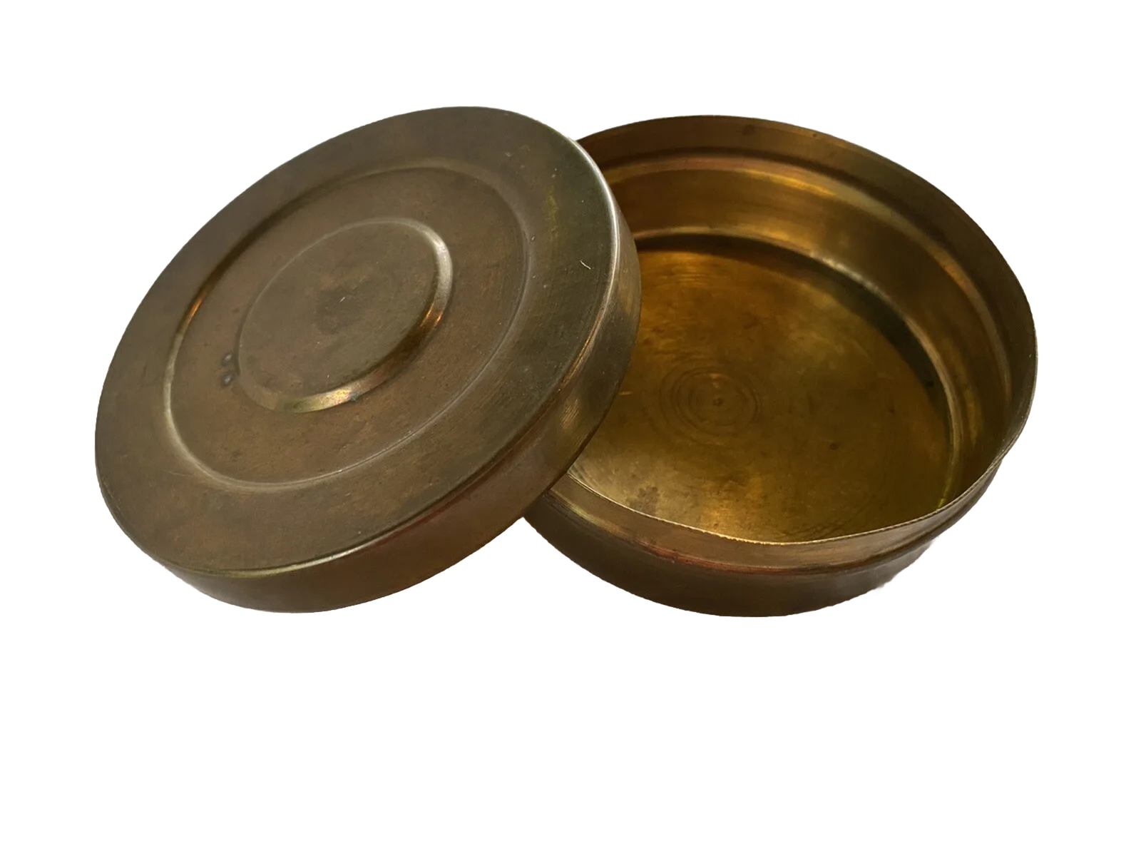 VINTAGE BRASS KITCHEN / TRINKET BOX