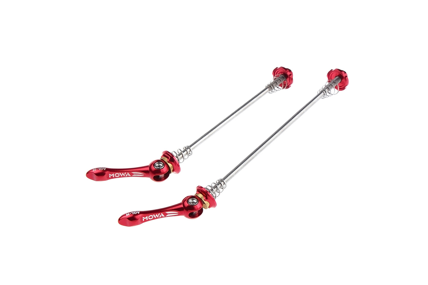 Mowa Road Cyclocross Gravel Bicycle Quick Release Titanium Skewer Set Red