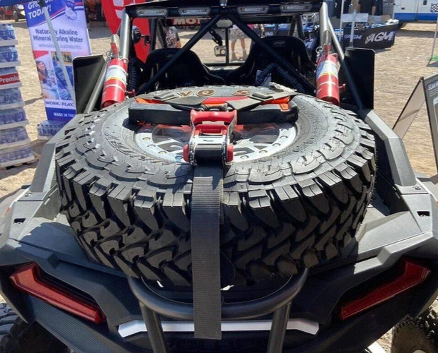 SpeedStrap 26580 2" HD 3-Point Spare Tire Hold Down w/Looped Ends