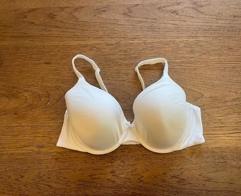 Victoria's Secret White Logo 34DDD  Body By Victoria Lined Full Coverage Bra VS