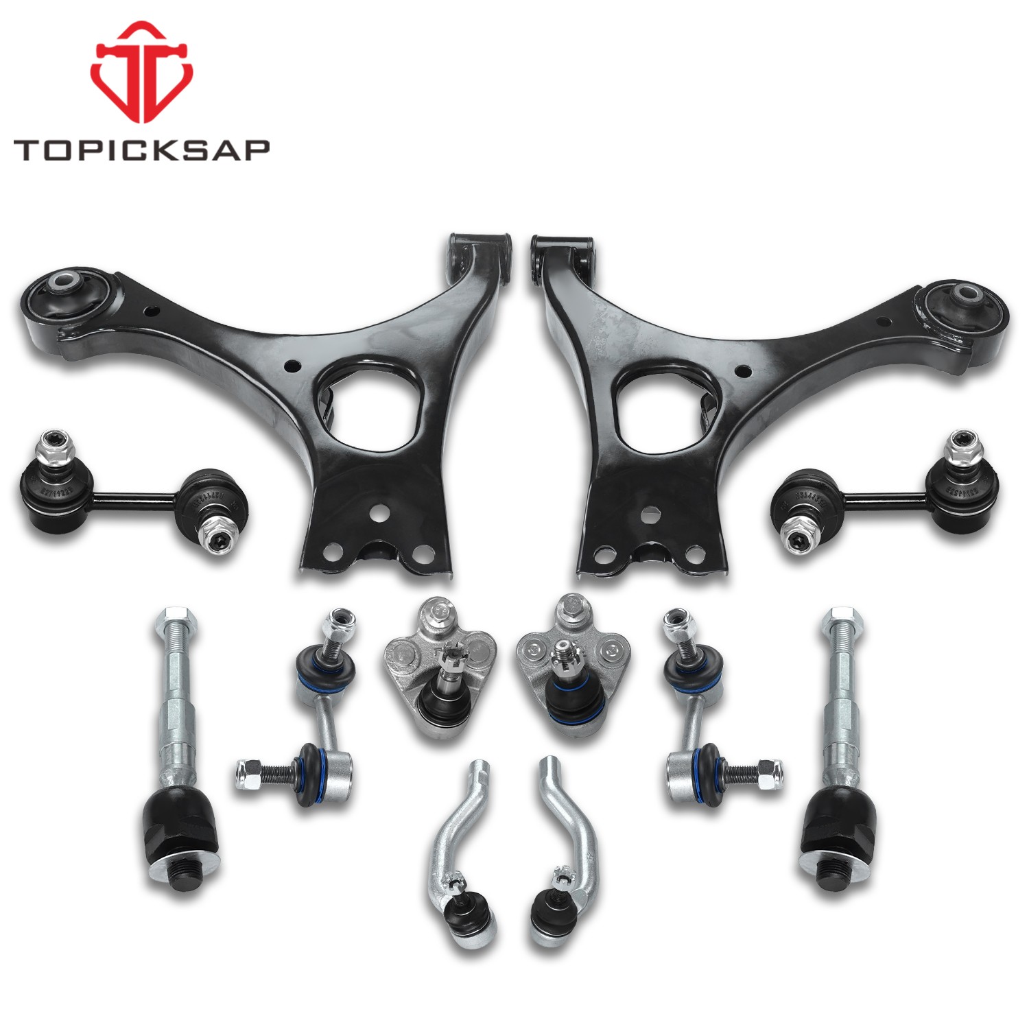 12 Pcs Suspension Front Lower Control Arm for Honda Civic 2006 - 2011 K750125