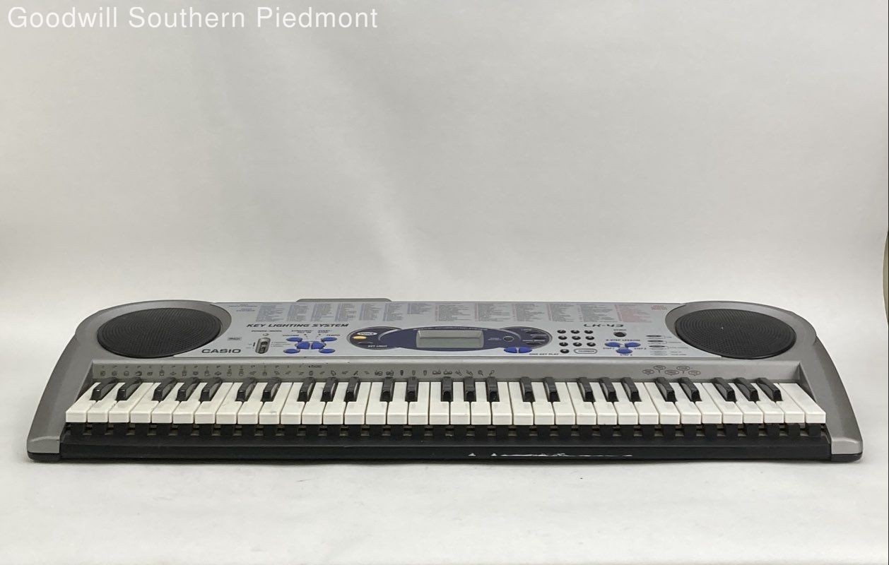Casio LK-43 61-Key Lighted Keys Teaching System Keyboard - Tested