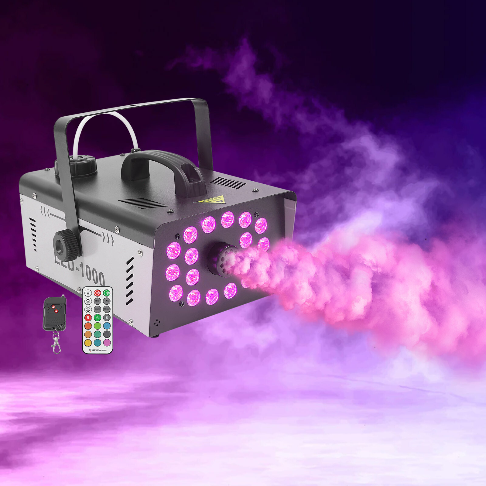 1000W Smoke Machine, LED Fog Machine, Party Smoke Machine Iron