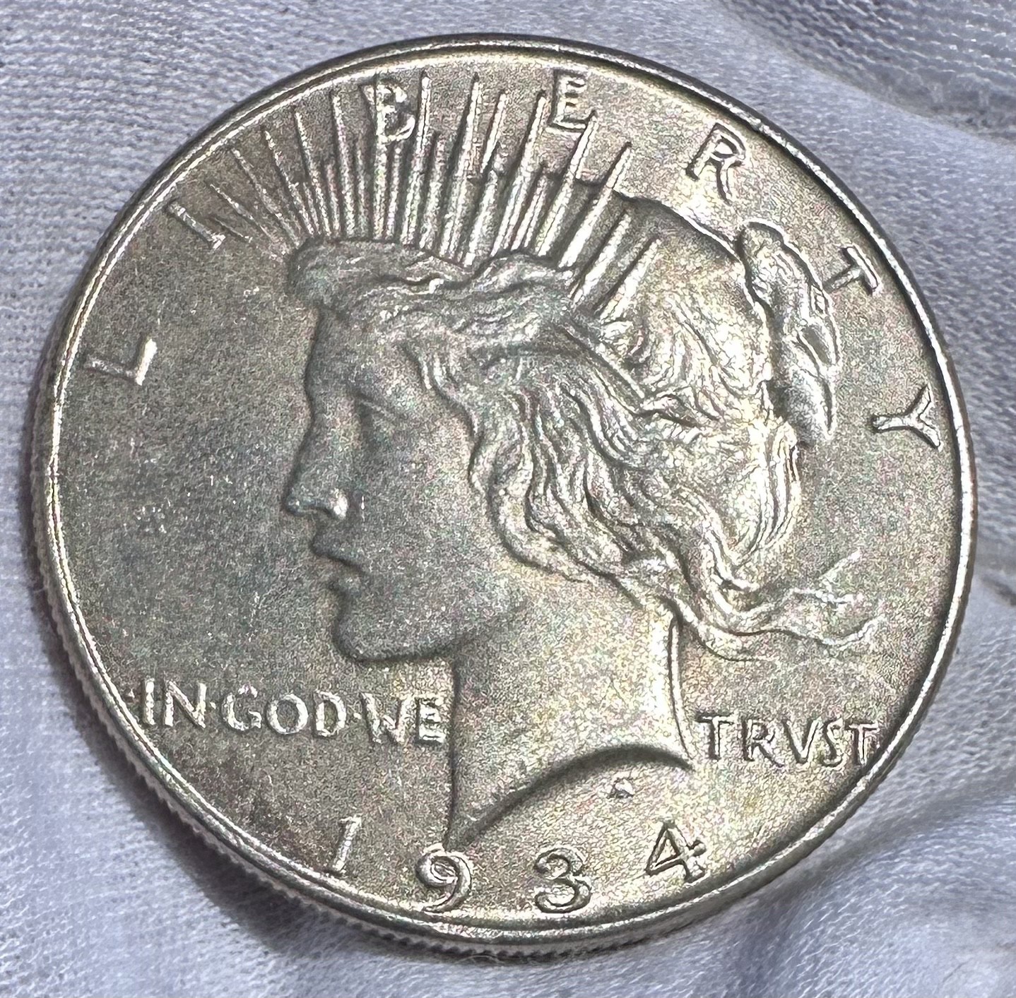 1934 P Peace Silver Dollar - Better Date