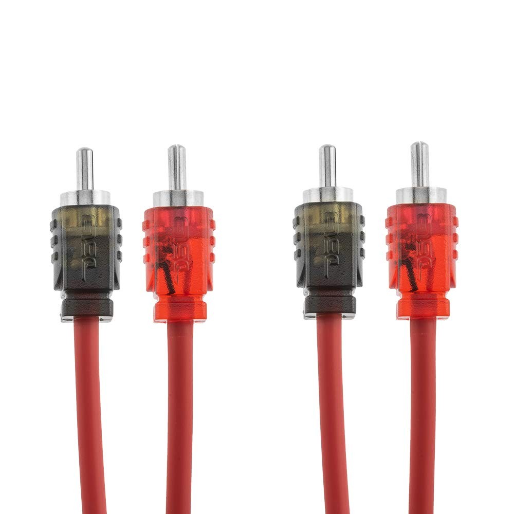 DS18 R3 Ultra Flex RCA Male to 2-Male Cable, Y Splitter 3 Feet, As Shown