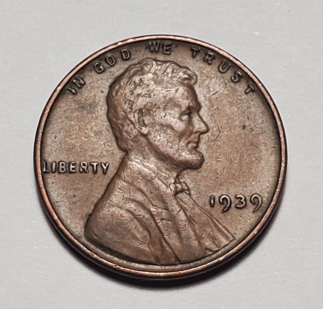 1939 P LINCOLN WHEAT PENNY #P3502