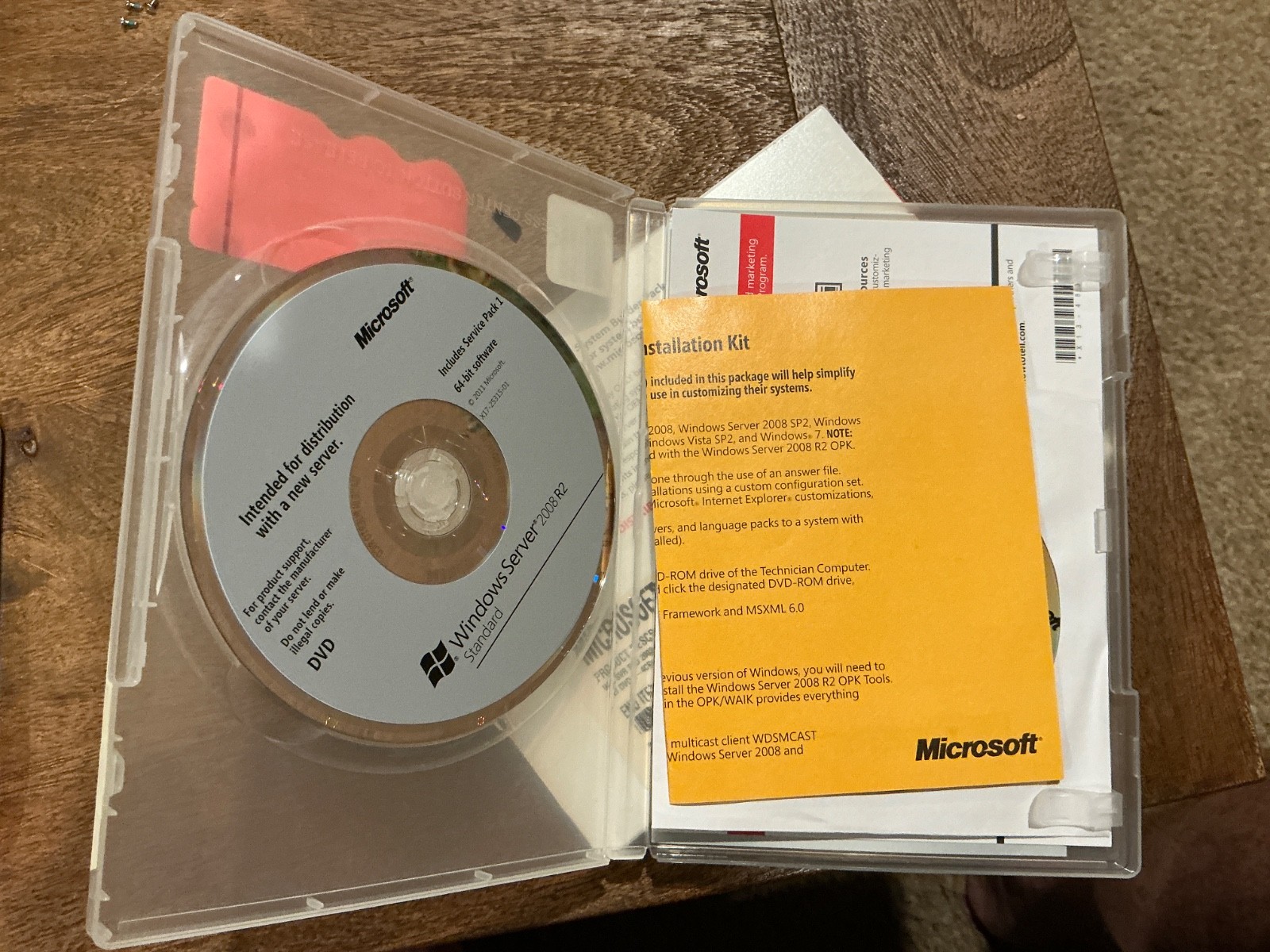 Microsoft Windows Server 2008 R2 Standard X64 DVD OEM