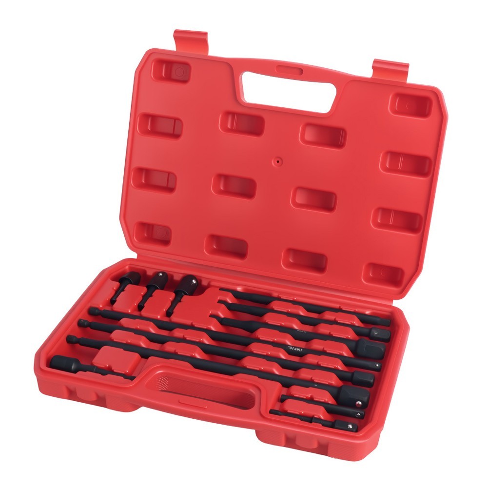 12-Piece Extended Multi-Angle Socket Set Mechanical Maintenance Sleeve Set