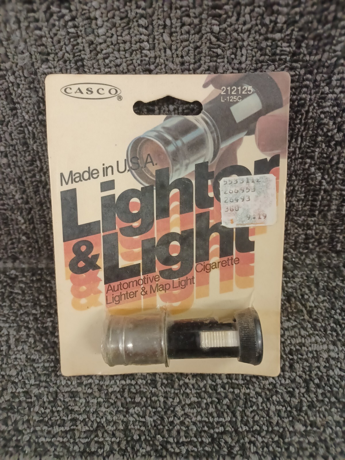 Vintage Casco 212125 Cigarette Lighter
