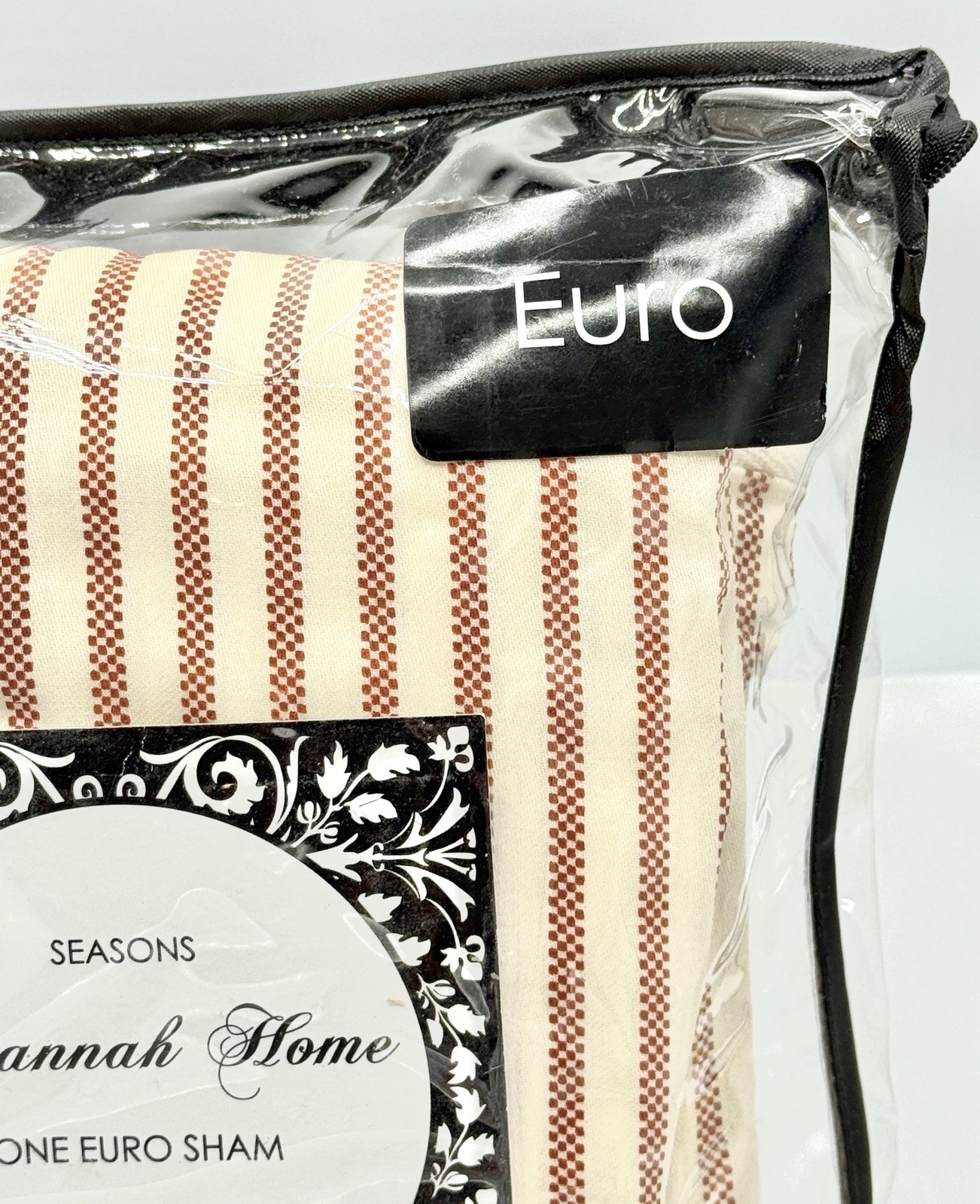 Savannah Home Seasons Spice Striped EURO Pillow Sham