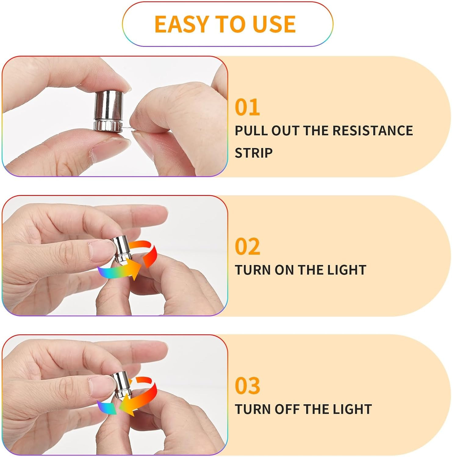 12 Pack Mini LED Lights, RGB Light Small LED Lights Battery Powered for Crafts,