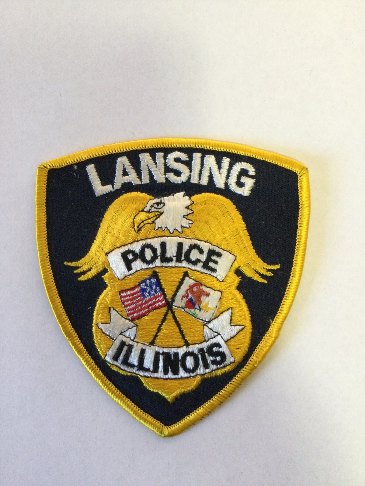 LANSING ILLINOIS IL POLICE PATCH