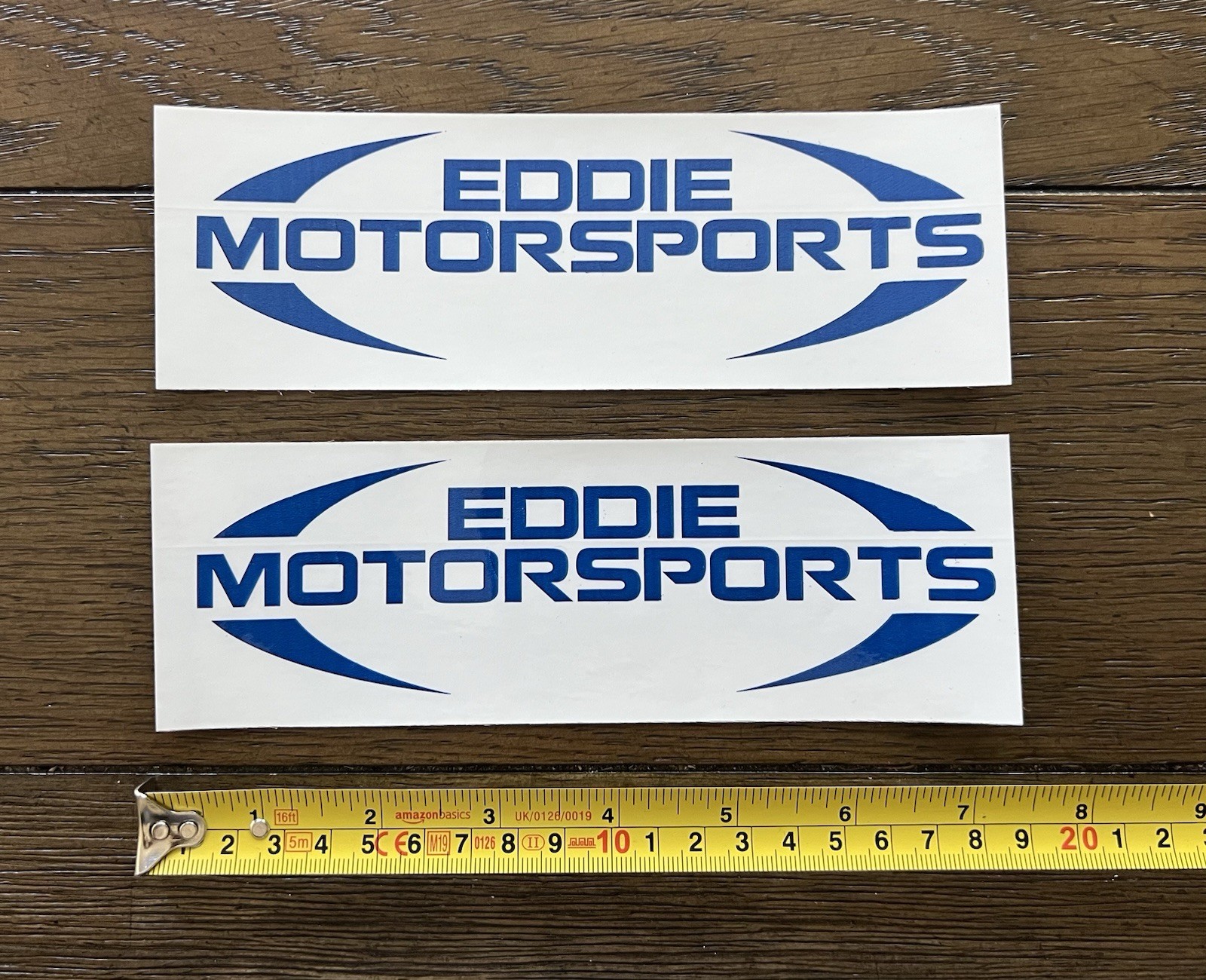 2 EDDIE MOTORSPORTS decals stickers Racing hotrods muscle cars rat rods customs