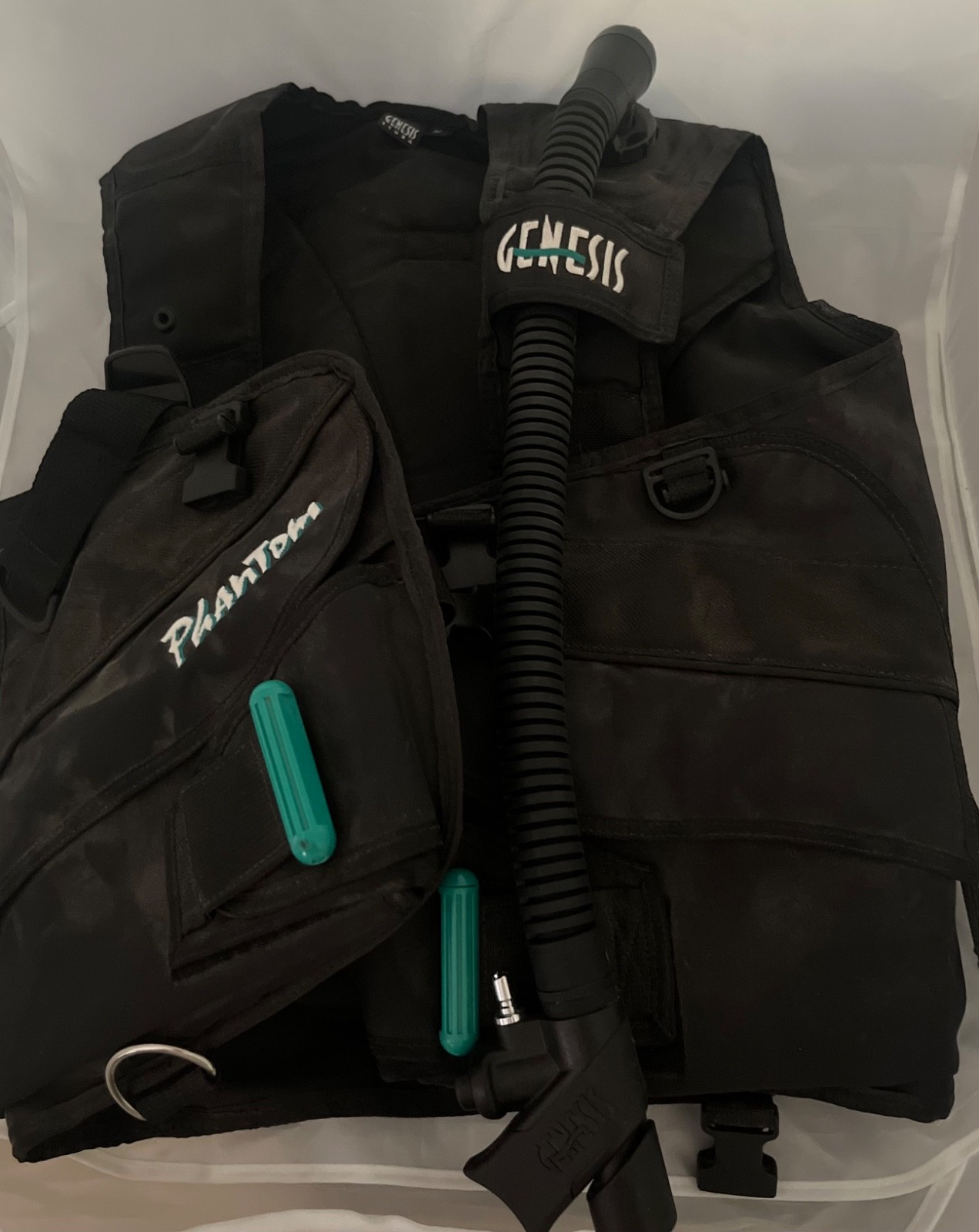 Genesis Phantom Scuba Dive Vest, Jacket Size Medium, Diving