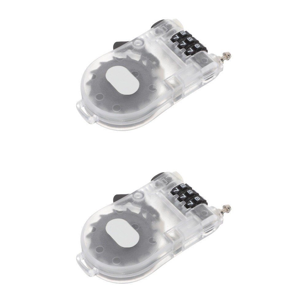 2 Pieces Portable Cycling Lock Anti Theft Handlebar Bike Safety Locks