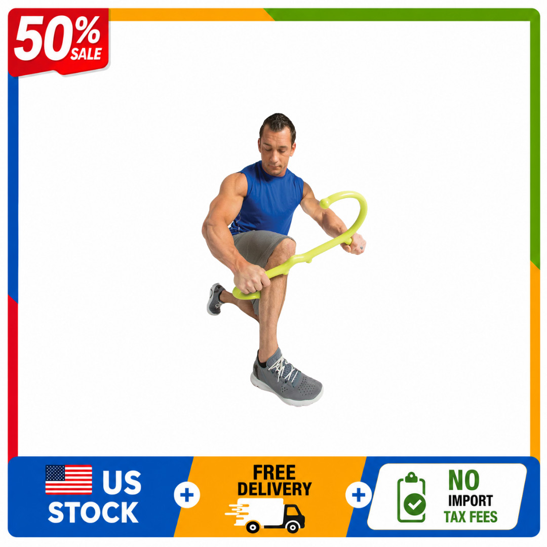 GoFit Exercise Massage Hook for Back Pain and Muscle Relief