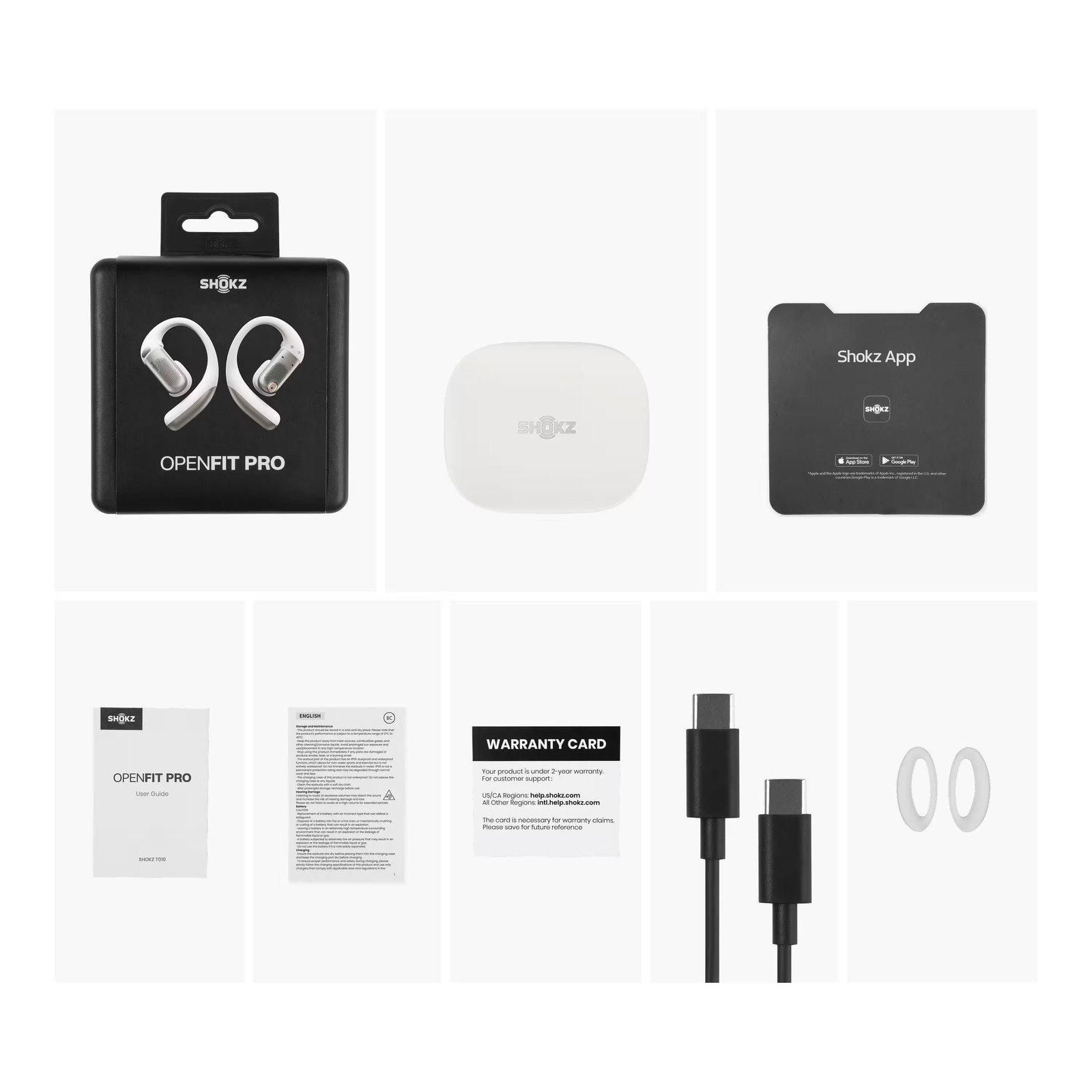 Shokz - OpenFit Pro Open-Ear True Wireless Bluetooth Active Noise Reduction E...