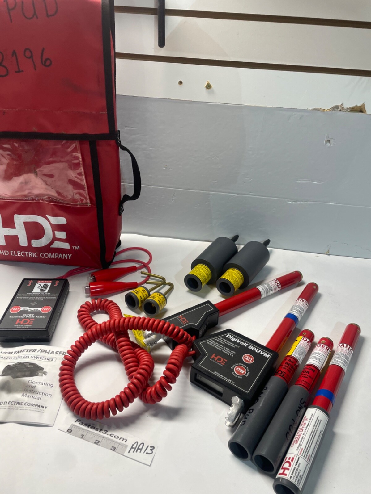 HDE Electric DVM-80UVK  80UVM Universal Digital Voltmeter 5V-40kV Backlit Grade