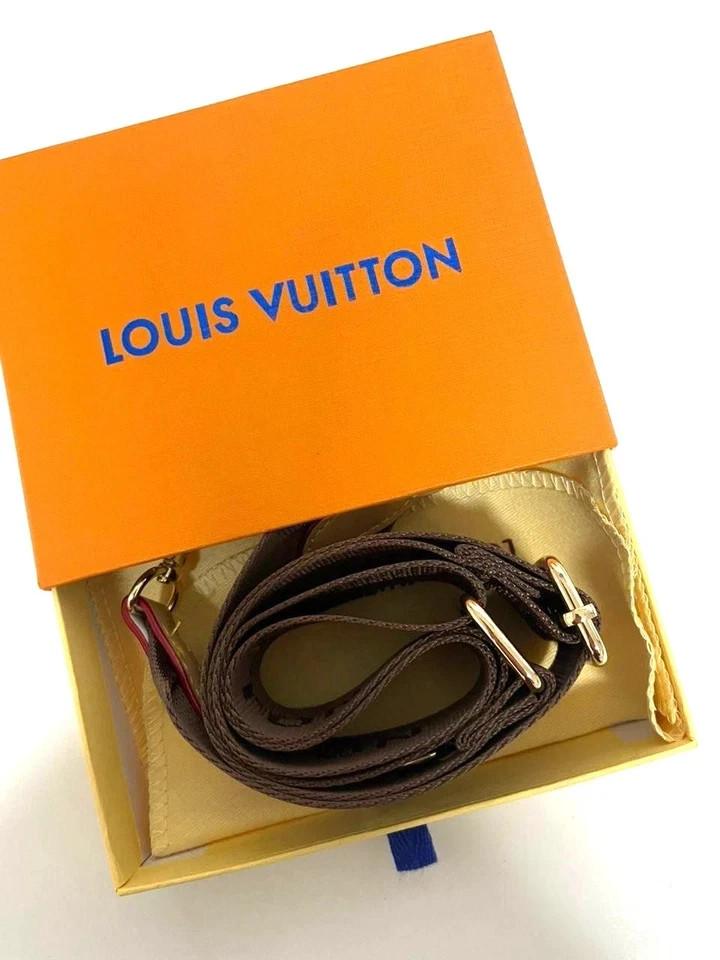 Louis Vuitton Shoulder Strap Adjustable Crossbody Shoulder Replacement Brown