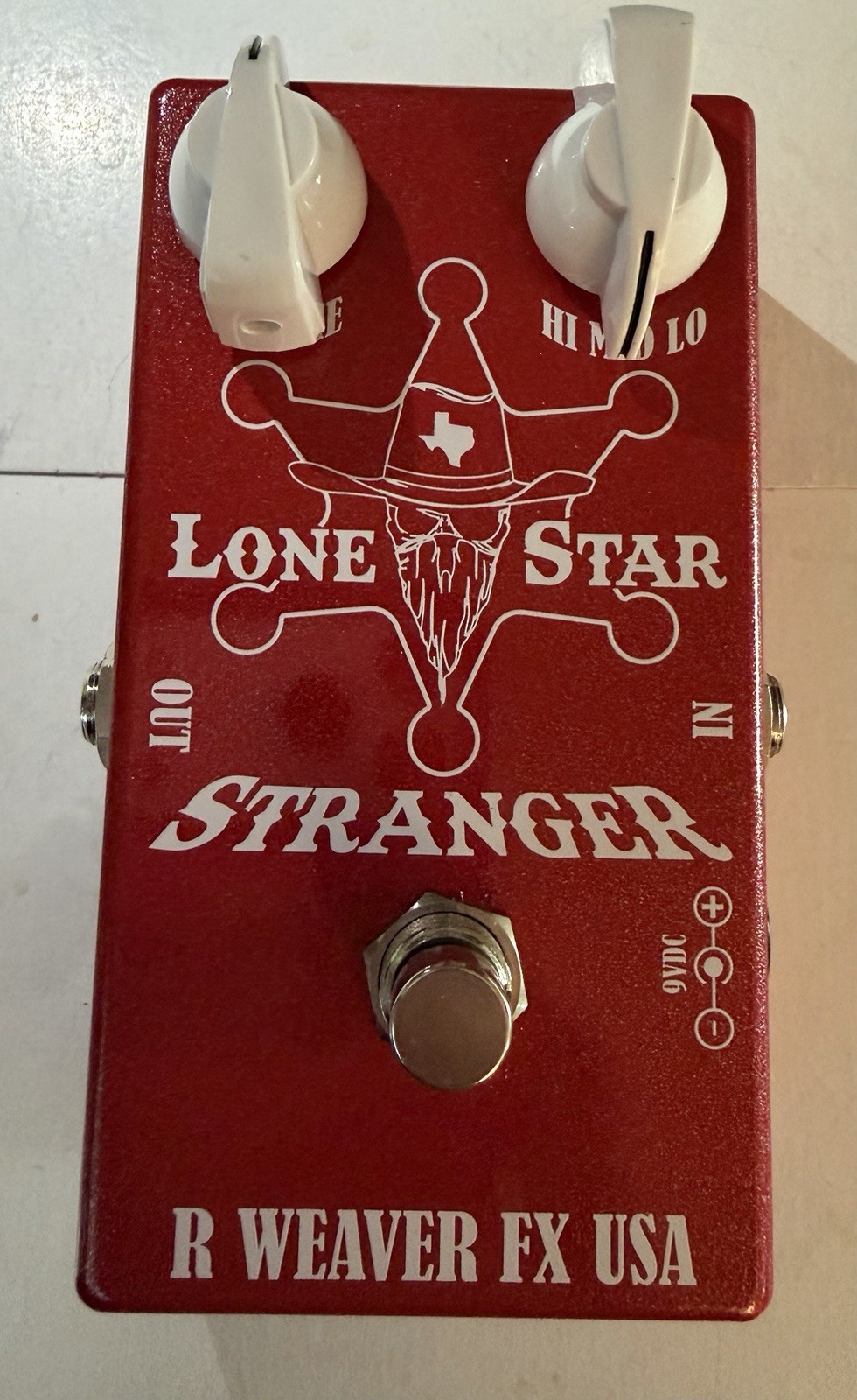 R Weaver FX USA Lone Star Stranger Analog Fuzz Pedal for Electric Guitar