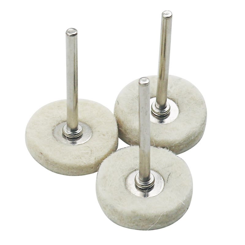 20pcs Felt Mounted Abrasive Polishing Wheel