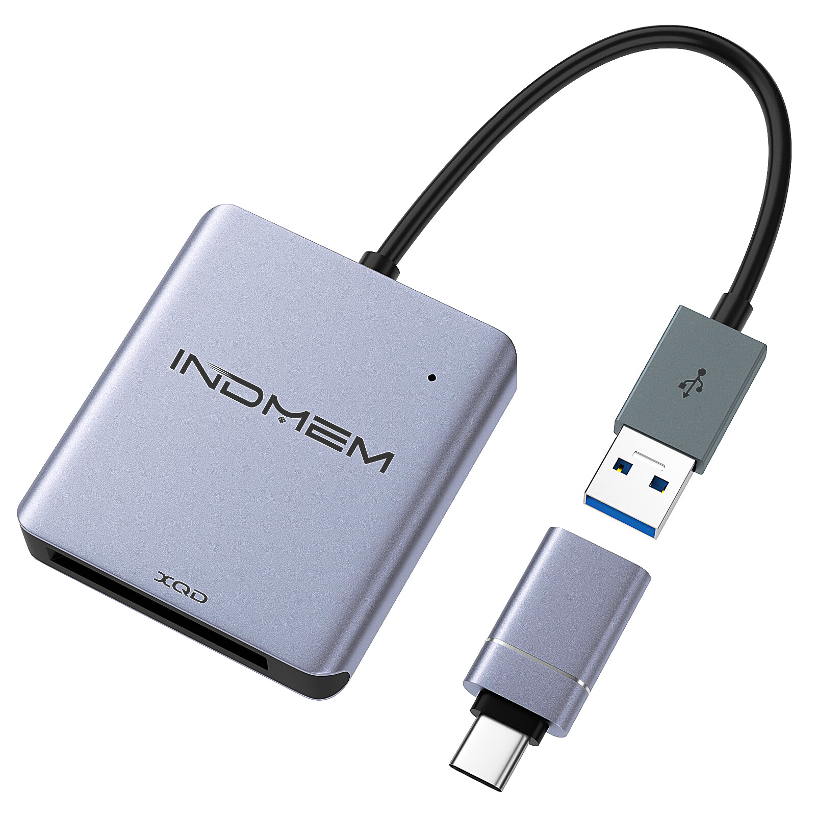 USB 3.0 XQD Memory Card Reader Adapter 5Gpbs High Speed Compatible with Sony