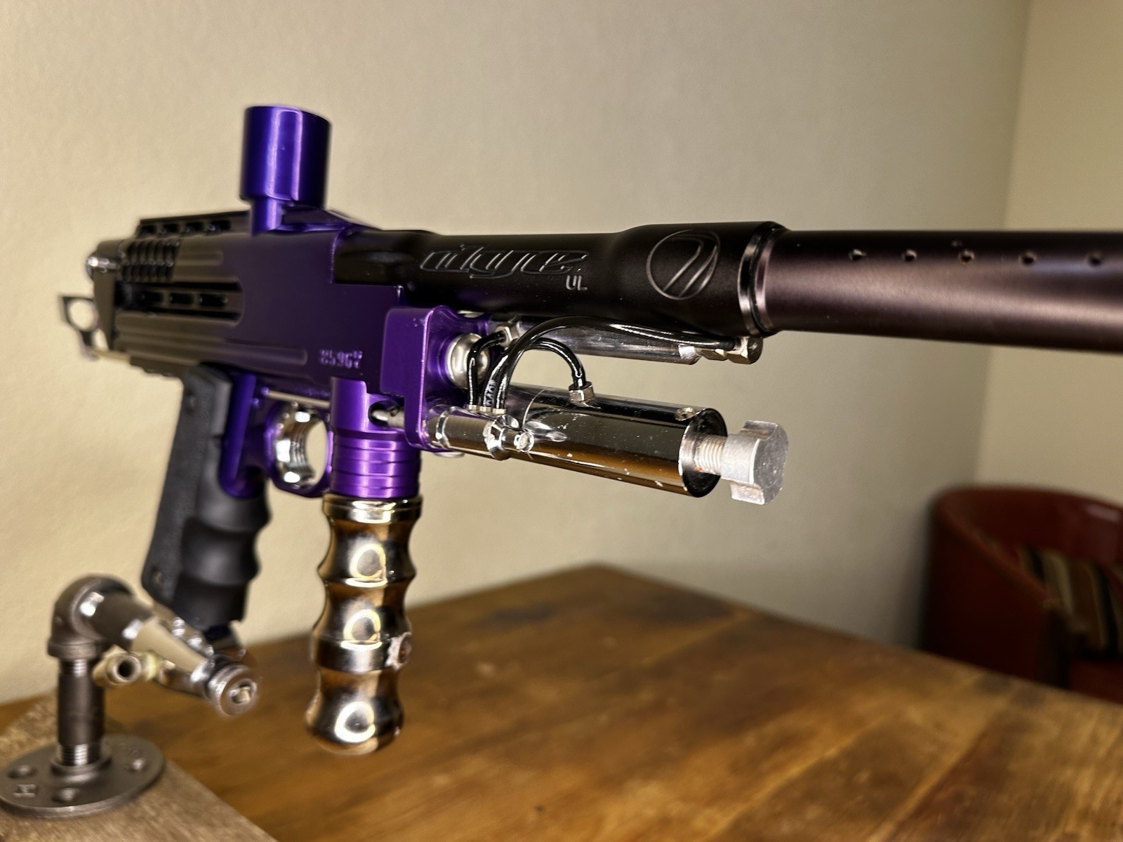 Shocktech Autococker Mechanical Semi-Auto Marker Purple/Black