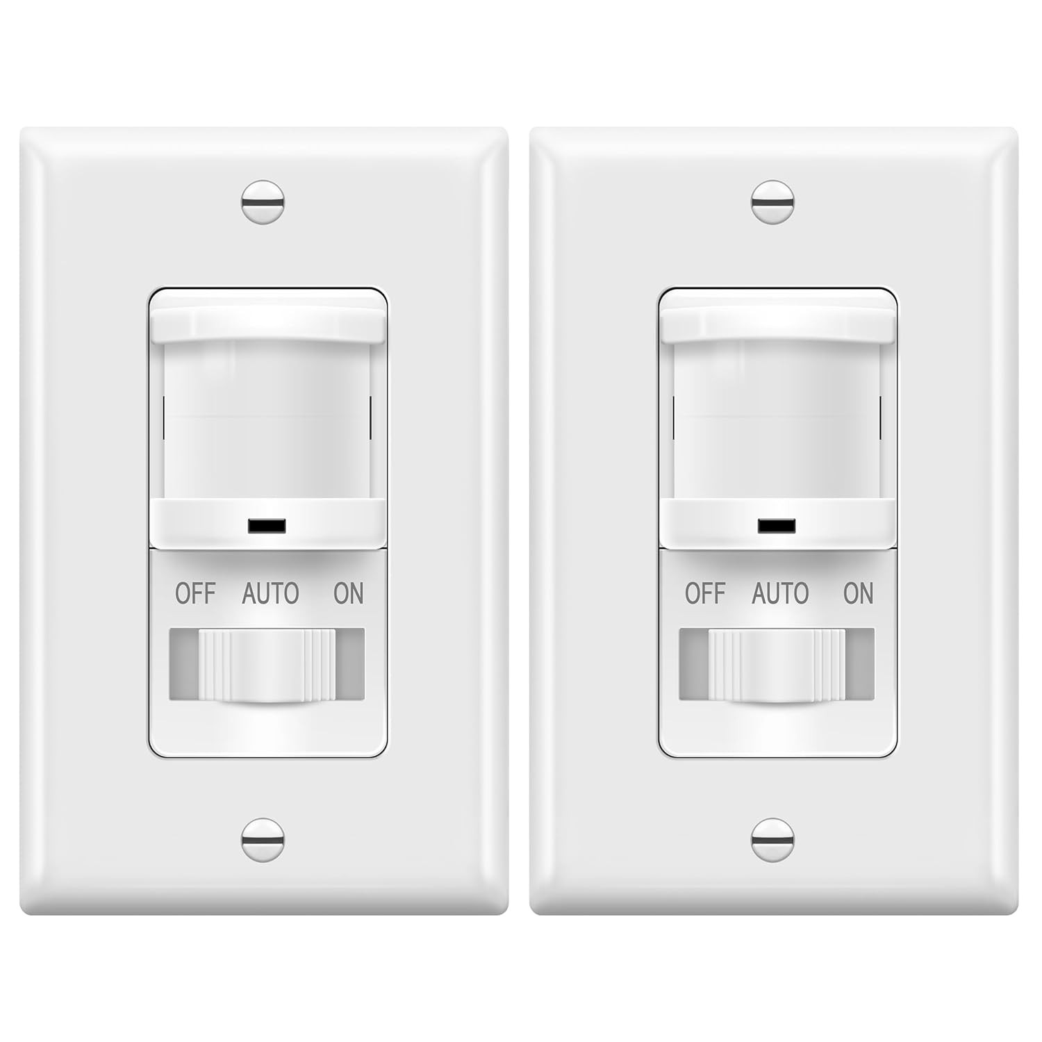 In-Wall PIR Motion Sensor Light Switch, Single Pole Occupancy Sensor Switch, Mo