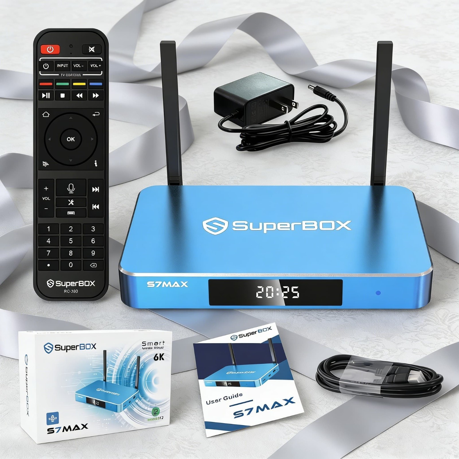 SuperBox S7 Max 64GB 6K Ultra HD Android TV Box – Authorized Distributor – Same