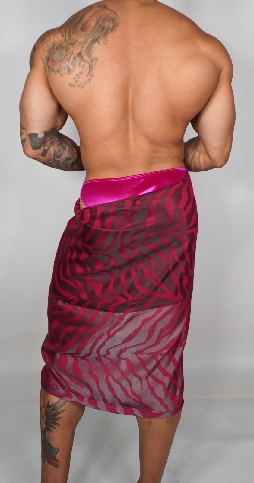 LARGE ANIMAL PRINT MULTICOLOR SCARF UNISEX