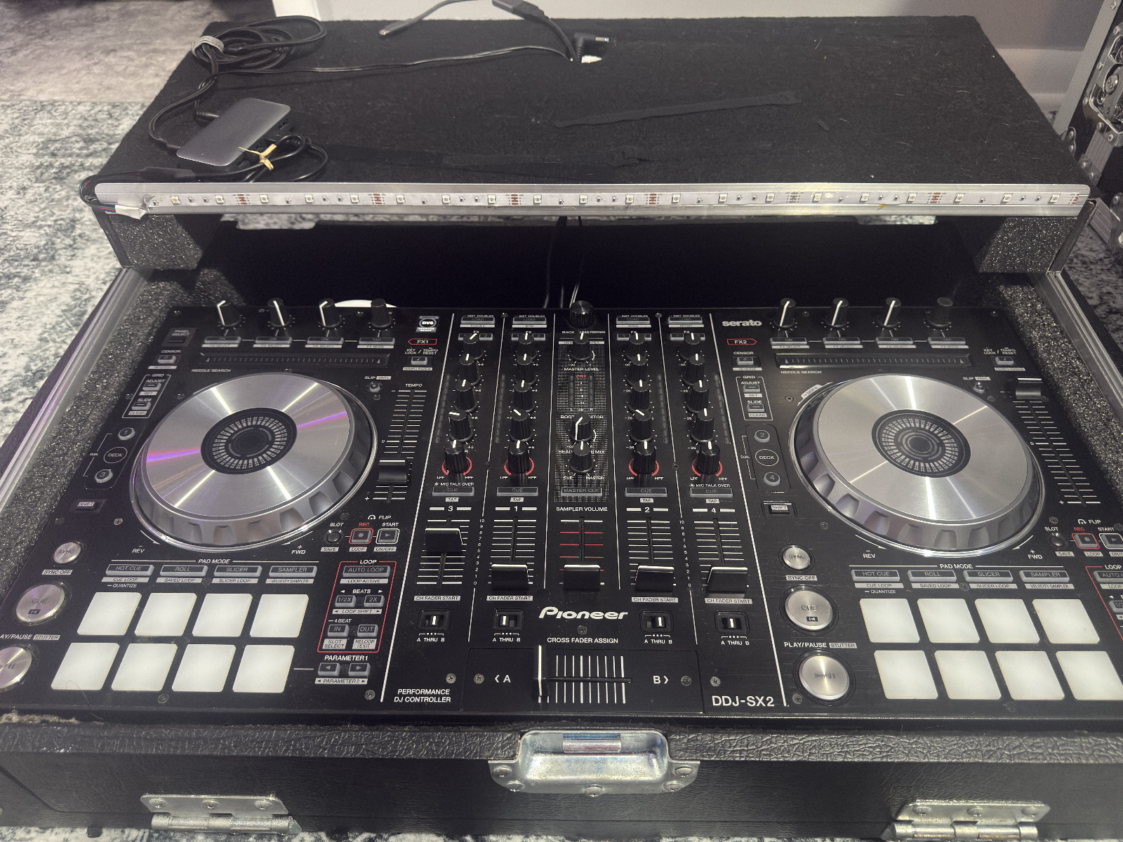 pioneer ddj sx2 flight case