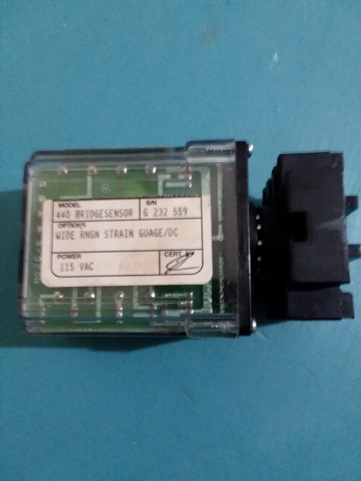 Model 440 Bridgesensor, 440-115, Signal Conditioner, S/N G 232 559