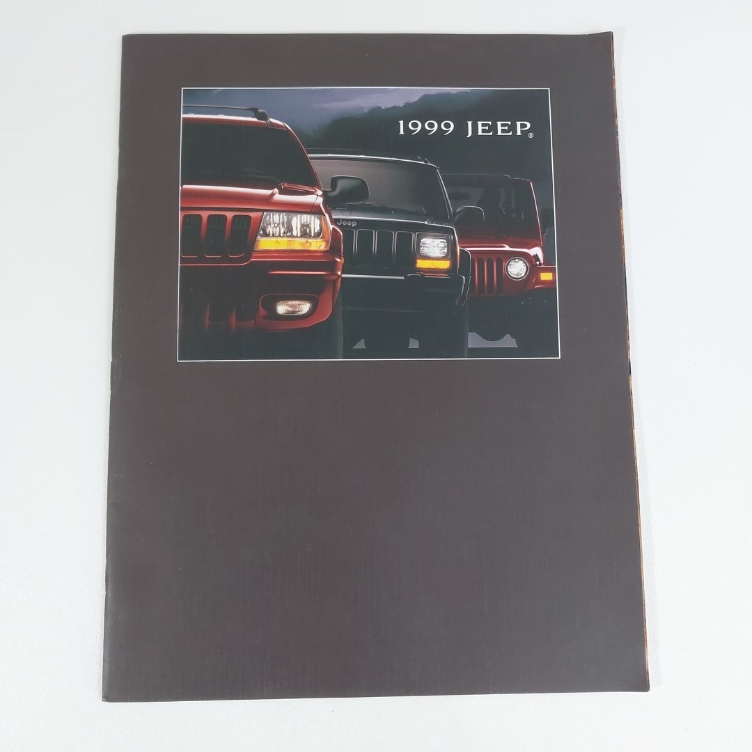 1999 Jeep 30-page Sales Brochure Catalog Grand Cherokee Wrangler Sahara Limited